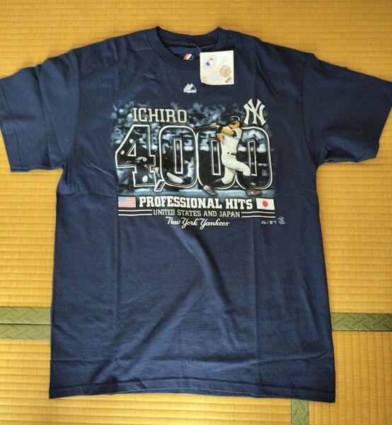 イチロー選手の日米4000本安打記念Tシャツ、サイズL