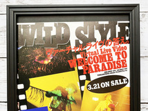 額装品◆WILD STYLE VIRTUAL LIVE VIDEO WELCOME TO PARADISE /1996年/告知 広告/A4サイズ額入り/アートフレーム/ポスター風　YW01-1_画像2