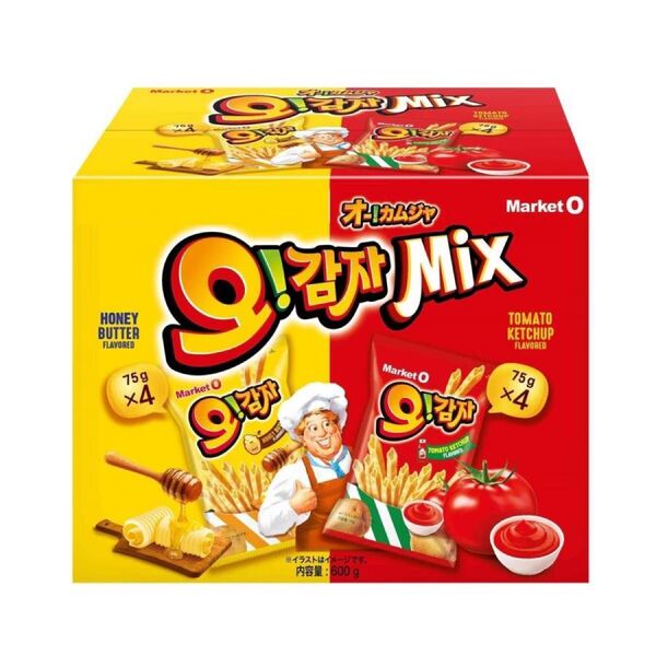 在庫限り オー!カムジャ ミニボックス 75g x 8袋