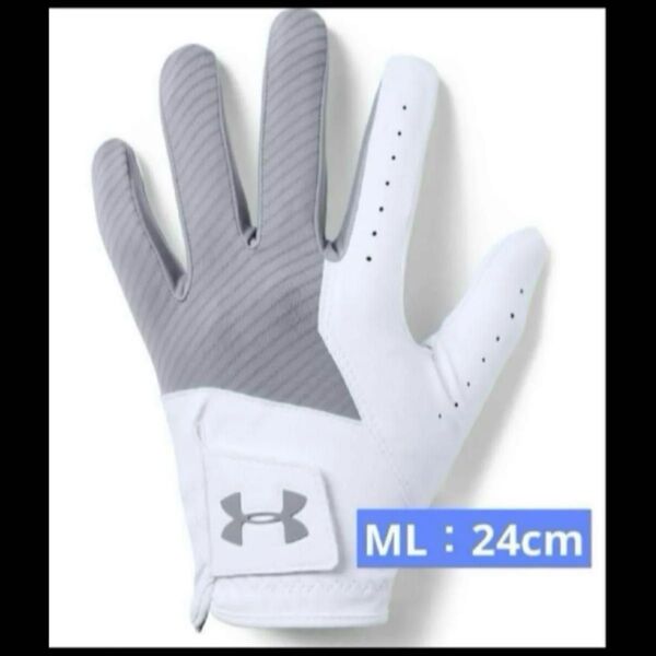 UNDER ARMOUR UAメダル ゴルフグローブ 手袋 ゴルフ メンズ 未使用 アンダーアーマー 左手
