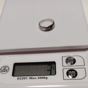 11号純銀silver シルバーリング 指輪造幣局のホールマークの刻印と、菱形の中に1000の文字box付けます。刻印あり。