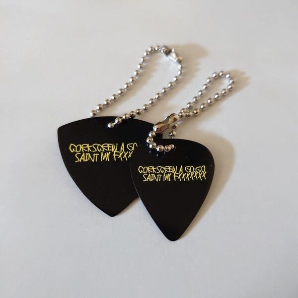 LUCKY DRAW ピックキーホルダー CORKSCREW A GO GO! SAINT MY FAKE STAR 黒夢