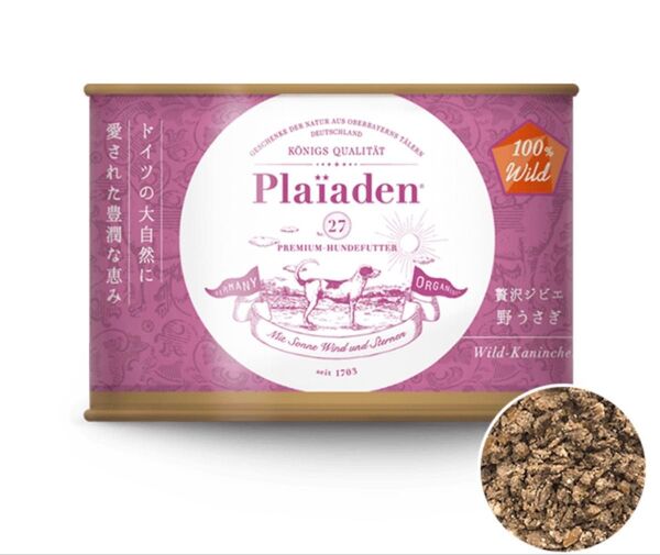 プレイアーデン 100%Wild贅沢ジビエ 野うさぎ200g×12缶セット
