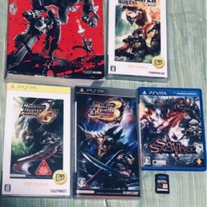 モンスターハンター、ゴッドイーターなど6点セット まとめ売り