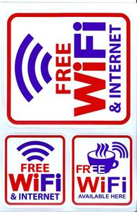 /防水 フリー ワイファイ ステッカー セット 業務用 FREE WIFI 店頭用 販促用 カフェ 民泊 インバウンド 訪日 外国人 無線LAN TS-26N