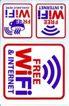 /防水 フリー ワイファイ ステッカー セット 業務用 FREE WIFI 店頭用 販促用 カフェ 民泊 インバウンド 訪日 外国人 無線LAN TS-26N_画像2