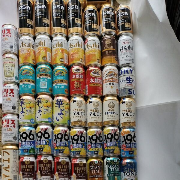 ビール、チューハイなどお酒48本セット
