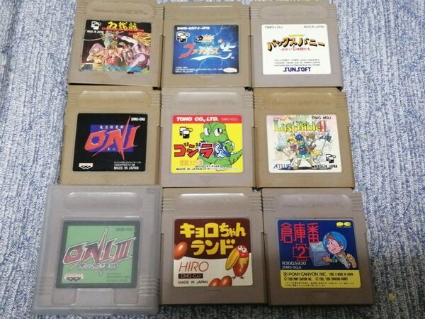 ゲームボーイソフトセット