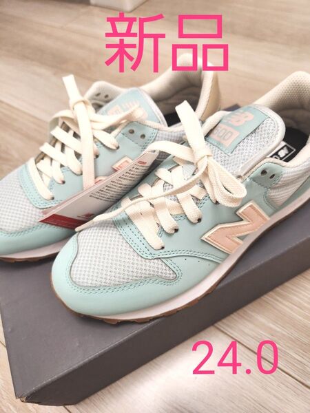 ★新品★New Balance GW500HHF 24.0 ミントグリーン 水色 ニューバランススニーカー