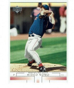 【野茂英雄】2001 MLB Upper Deck レギュラーカード #165