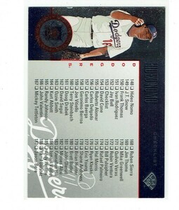 【野茂英雄】1996 MLB Leaf レギュラーカード #153