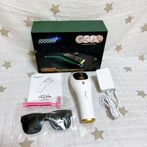 CkeyiN 脱毛器 冷感脱毛器 無痛脱毛 99万回数 IPL エステ 5段階