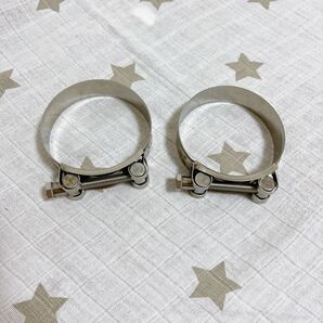 2個セット Tボルトホースクランプ 作業範囲80-85mm ステンレス
