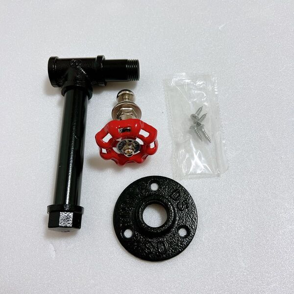 ドアハンドル レトロドレッサー パイプスタイル ハンドル DIY フェイク ドアノブ