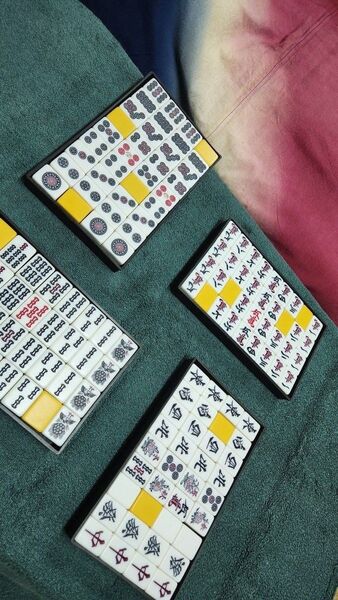 特大 Lサイズ 麻雀牌セット 点棒 マージャンパイ 起家マーク サイコロ 点数棒 まーじゃんぱい 特大 Lサイズ 麻雀セット