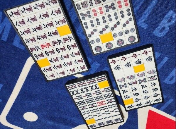 Lサイズ 特大 マージャンパイ 点数棒 麻雀一式 点棒 セット 特大 まーじゃんぱい Lサイズ 麻雀牌一式セット