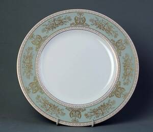 　 ウェジウッド　 Plate 27cm　=　Sage Green 　(1級品)