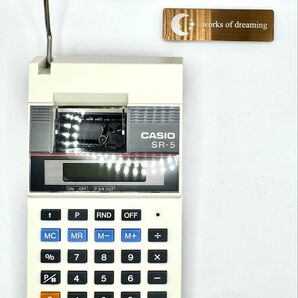 【希少ヴィンテージ】CASIO SR-5 Printing Calculator プリンタ 計算機 説明書 箱 カシオ 古道具