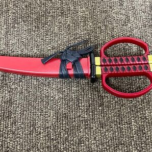 NIKKEN ニッケン刃物 関伝の美 日本刀はさみ SW-18 R・赤 日本刀