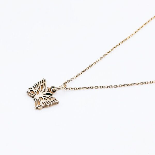 金メッキ Needles PAPILLON ネックレス GOLD ニードルス パピヨン 蝶々