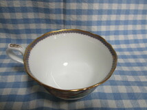 ＃ＮＯＲＩＴＡＫＥ「ノリタケ（ＰＡＴＲＩＥ）★金彩ぶどう柄の落ち着いた色合いのカップ＆ソーサー～５客セット」～箱なし_画像5