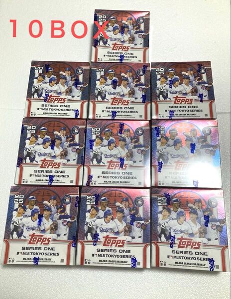 新品未開封 Topps 2025 MLB 東京シリーズ 大谷翔平 Tokyo Series 10BOXセット Mega メガ