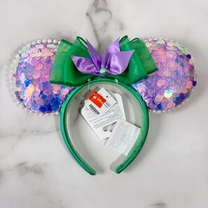 アリエル リトルマーメイド カチューシャ 新作 香港ディズニー