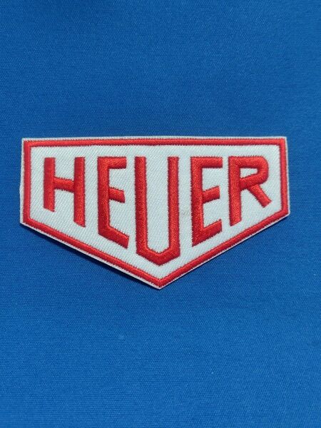 HEUER タグホイヤー アイロンワッペン 刺繍 レトロ 復刻版