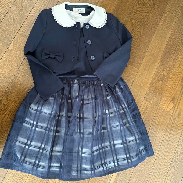 発表会 入学式 結婚式 フォーマル 卒園式 セットアップ ワンピース フォーマルスーツ スカート ボレロ BEAMS