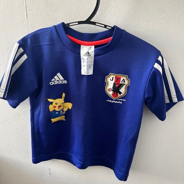 半袖Tシャツ 100cm サッカー ユニフォーム 日本代表 アディダス JFA adidas ポケモン ピカチュウ