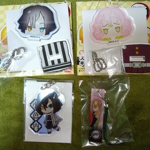 伊黒小芭内×甘露寺蜜璃 お団子シリーズ てくトコキーホルダー アクリル付根コレクション 4点セット アニプレックス