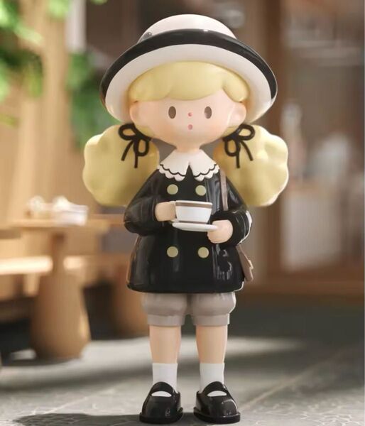 FINDINGUNICORN×Molinta春計画 フィギュア コーヒー フィギュア ペコちゃん 人形