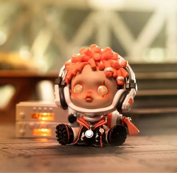 POPMART夜の城SKULLPANDA ScrollDeliveryフィギュア 当時物 アクションフィギュア