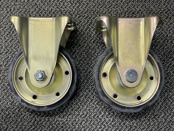 大きいキャスター YK-150 タイヤ径約150mm 最大積載質量200Kg 2個セット