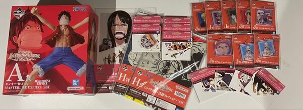 未開封 一番くじ ワンピースThe Greattest Battle~偉大なる航路へ~ A賞 モンキー・D・ルフィ おまけ20回分