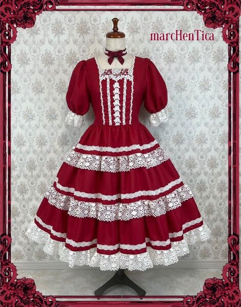 【新品】marcHenTicaプリモドール半袖ワンピース