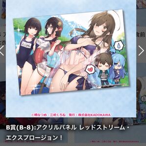 くじ引き堂 めぐみん アクリルパネル B賞 この素晴らしい世界に祝福を レッドストリーム