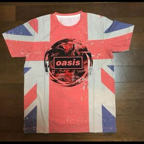 OASIS オアシス ユニオンジャック柄 Tシャツ
