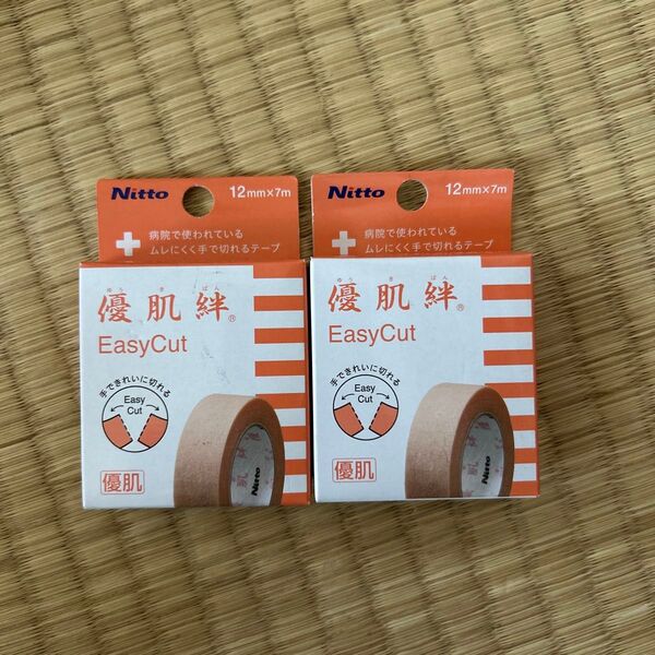 ニトムズ 優肌絆EasyCutテープ 12mm×7m 2個セット