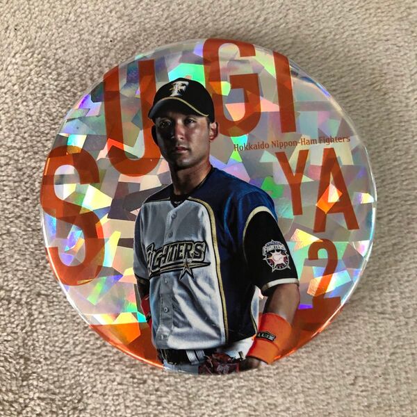 北海道日本ハムファイターズ 杉谷拳士 缶バッジ