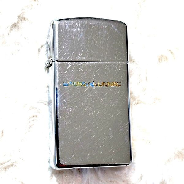 ZIPPO SPERRY UNIVAC 企業物ライター ヴィンテージ スリムジッポー 1980