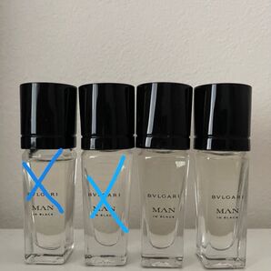 ブルガリ マン イン ブラック ミニボトル EDP オードパルファム 5ml×2