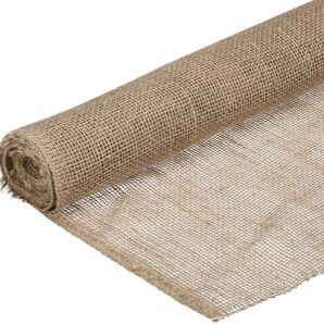 バーラップ生地ロール 1.1ヤード x 8ヤード ジュートバーラップロール