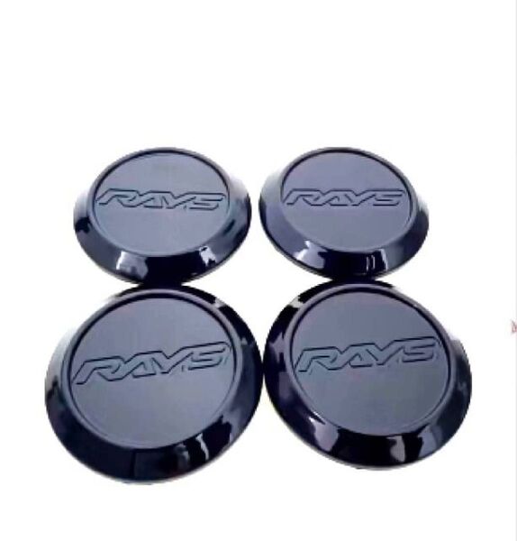 新品未使用 RAYS レイズ te37 SL SAGA SONIC WORK ホイールセンターキャップ 黒 グラムライツ SSR