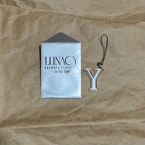 未使用品 LUNACY ロゴチャーム 【Y】Kurofuku Gentei GIG 黒服限定 LUNA SEA キーホルダー