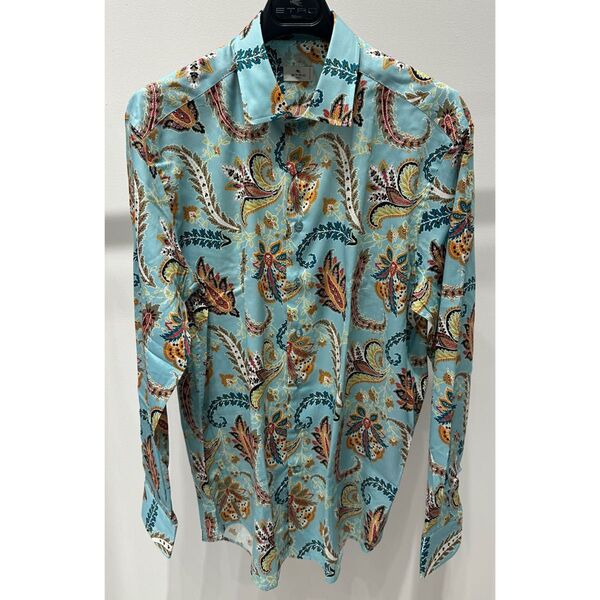 【新品】ETRO エトロ 長袖シャツ ペイズリー