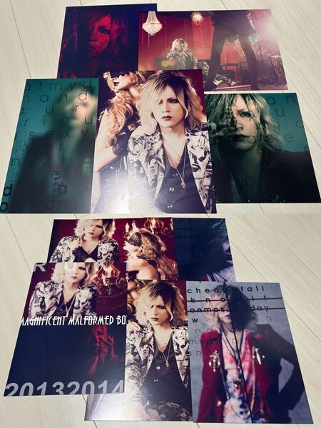 theGazettE ルキ RUKI MMB A4ポスター パンフレット 10枚