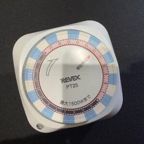 【美品】リーベックス(Revex) コンセント タイマー スイッチ式 24時間 プログラムタイマー PT25 ① ホワイト
