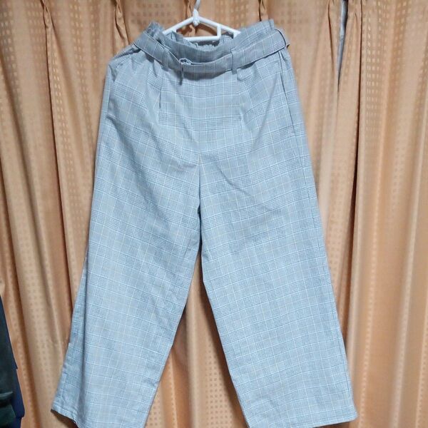レディース GU 春用パンツ S サイズ ベルト付き クーポンでお得にどうぞ