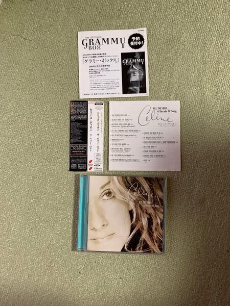 CelineDionAllthe Way... A Decade of Song セリーヌ ディオン CD日本語歌詞付